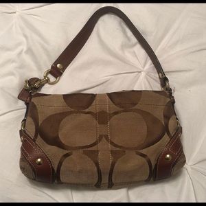 Coach signature handbag